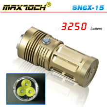 Maxtoch SN6X-15 3*Cree T6 3250 Lumen Bronze Powerful Big Torch